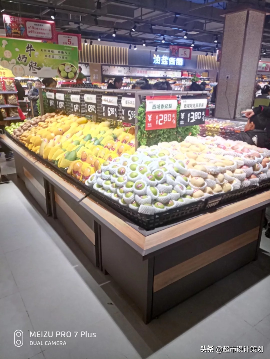 清爽、洁净，不经意间的惊艳！联家超市新开店一组陈列图片