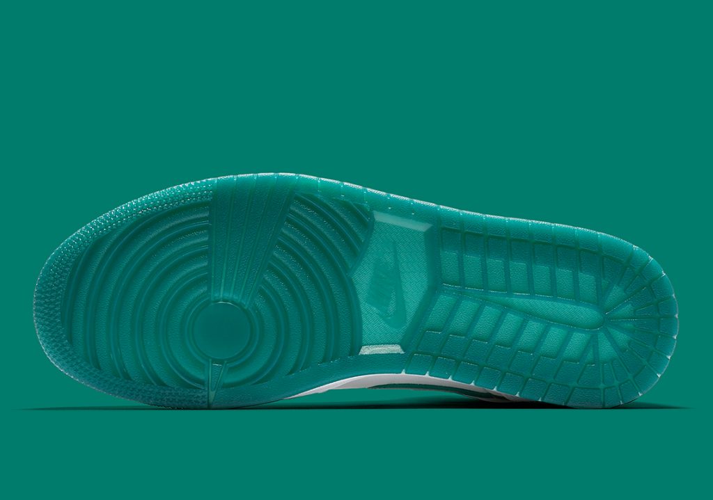 清新绿色aj,aj1勇士配色