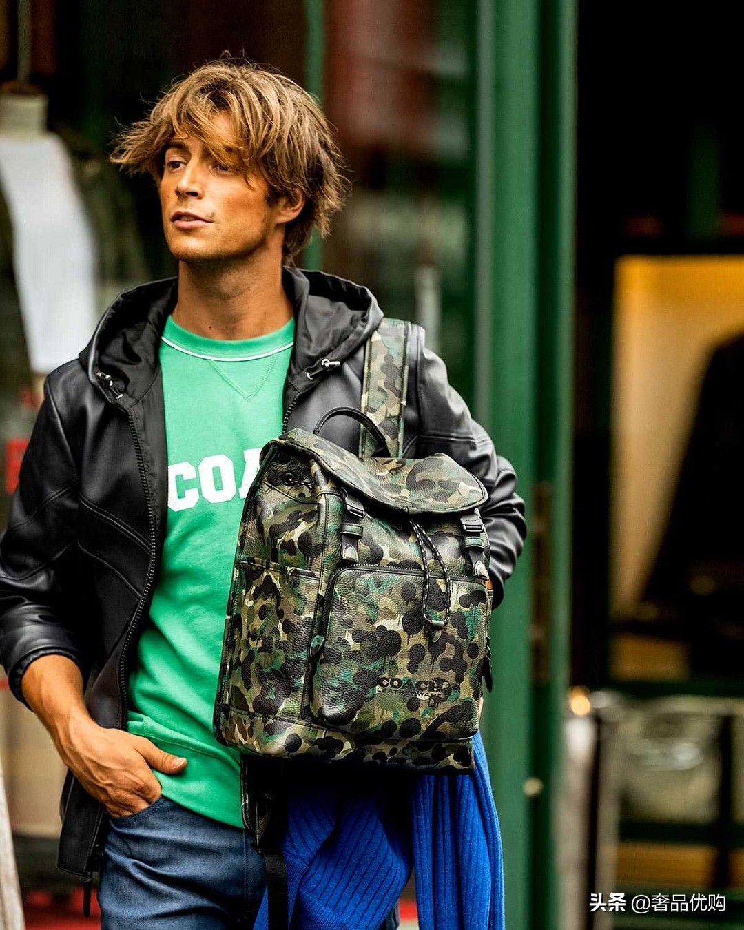 coach迷彩外套,coach最新早秋款卫衣