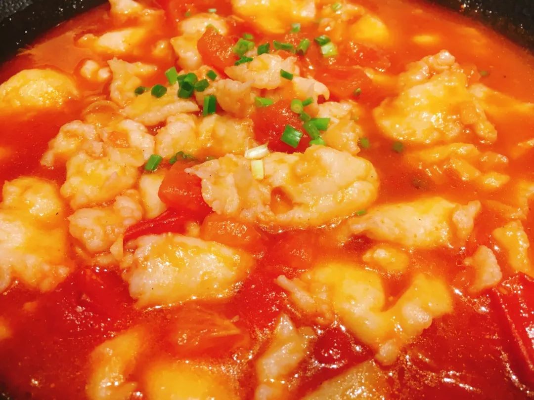 麻辣龙利鱼豆腐虾,虾滑龙利鱼番茄