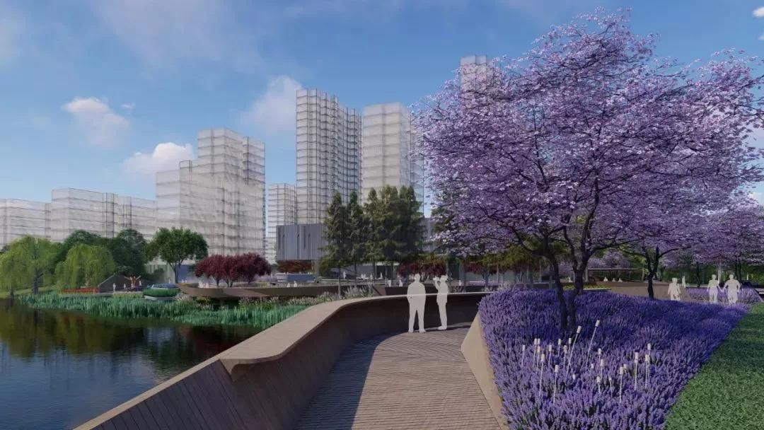 华润阜阳中心图,华润阜阳中心景观河