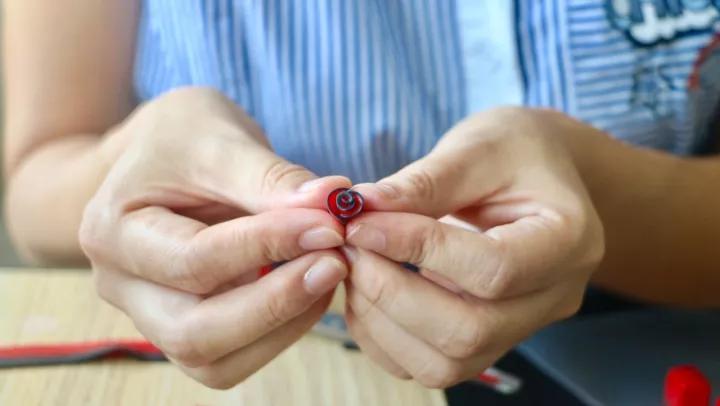 软陶手工作品挂件首饰,纯手工软陶首饰