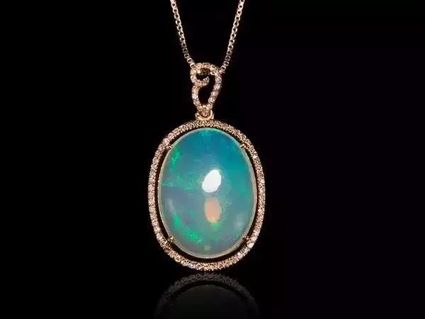 欧泊宝石黑色,好看的欧泊宝石