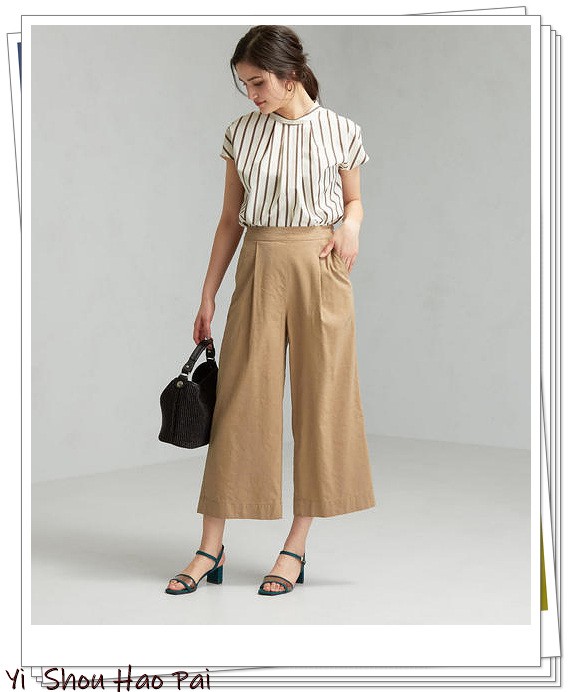 高端麻料抗起皱亚麻裤女,不起皱的亚麻裤阔腿裤