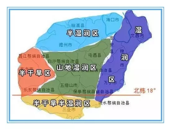 海南18县市气候全面解读,关于海南气候18个市县气候解读