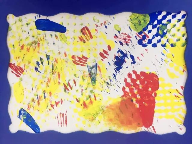 印染手工制作,印染拓印画