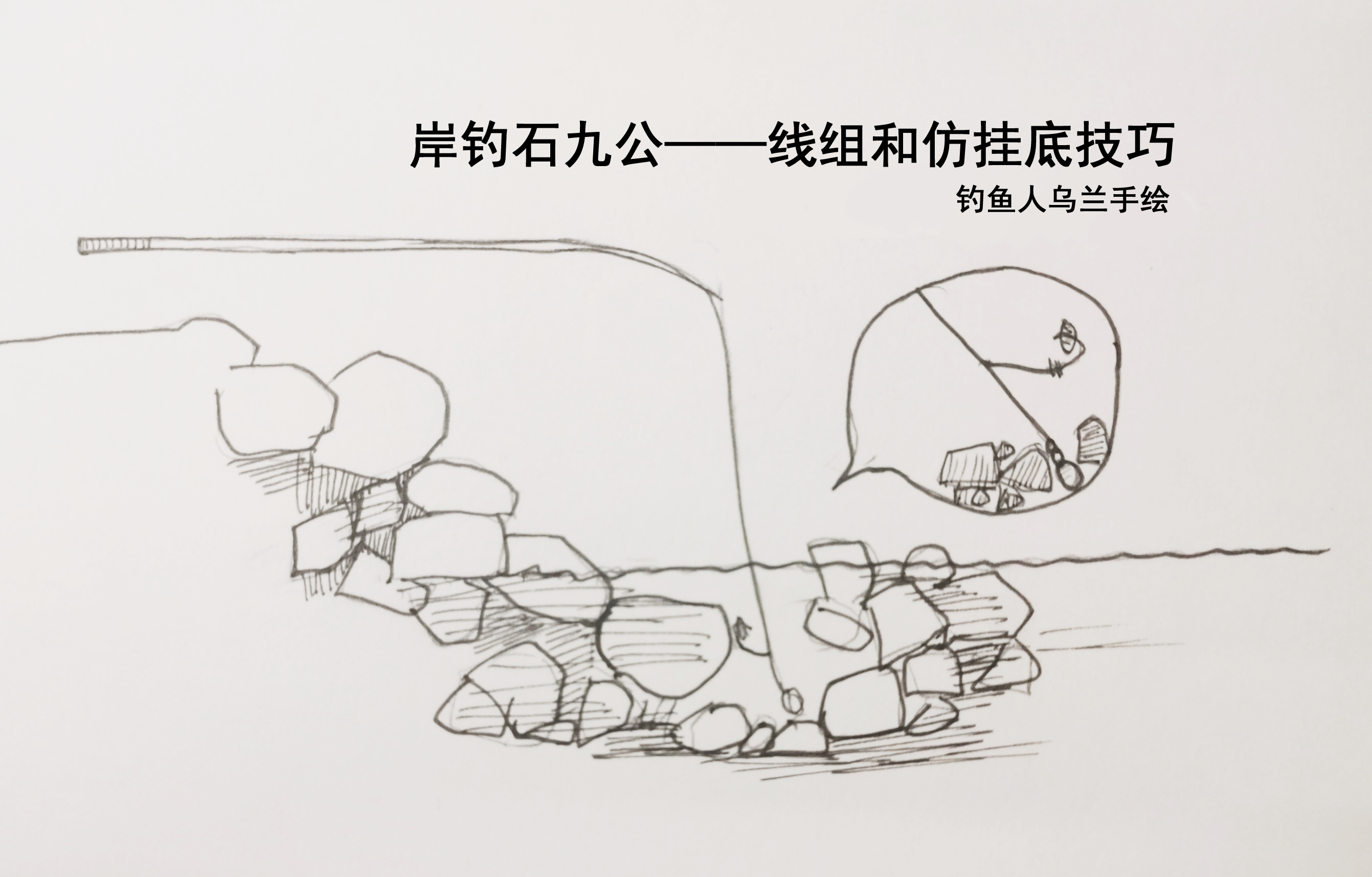 礁石海钓沉底钓法图解,海钓如何避开石九公