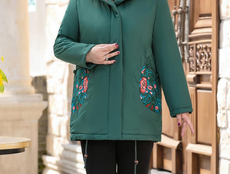 现代改良版花棉袄,改良版花棉袄女冬加厚加绒