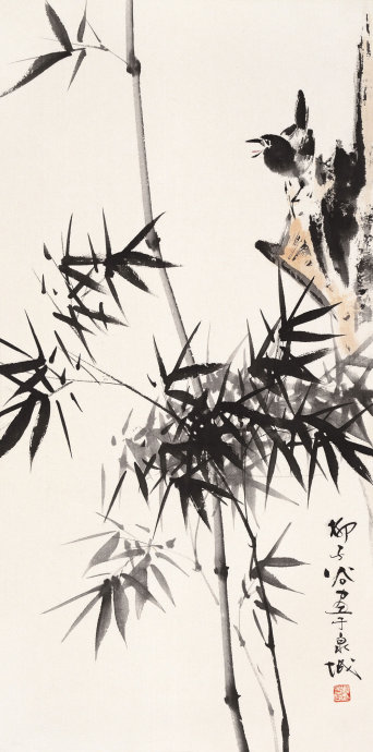 柳子谷花鸟作品大全,柳子谷花鸟精品图片