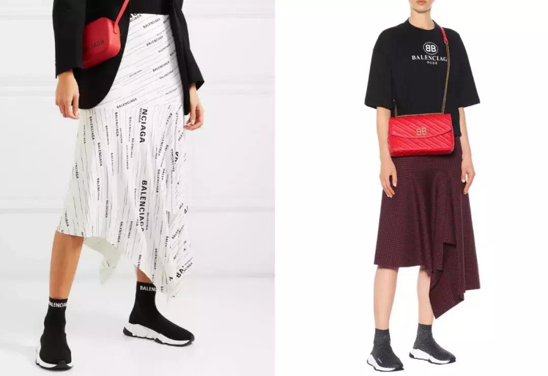 袜靴裙装解锁超能打的时髦组合,袜靴穿搭裙子