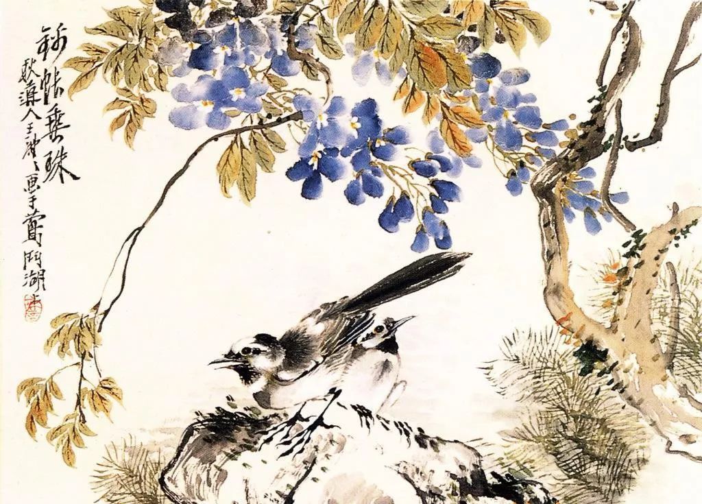 海派花鸟画构图 (当代名家大写意花鸟画最美构图)