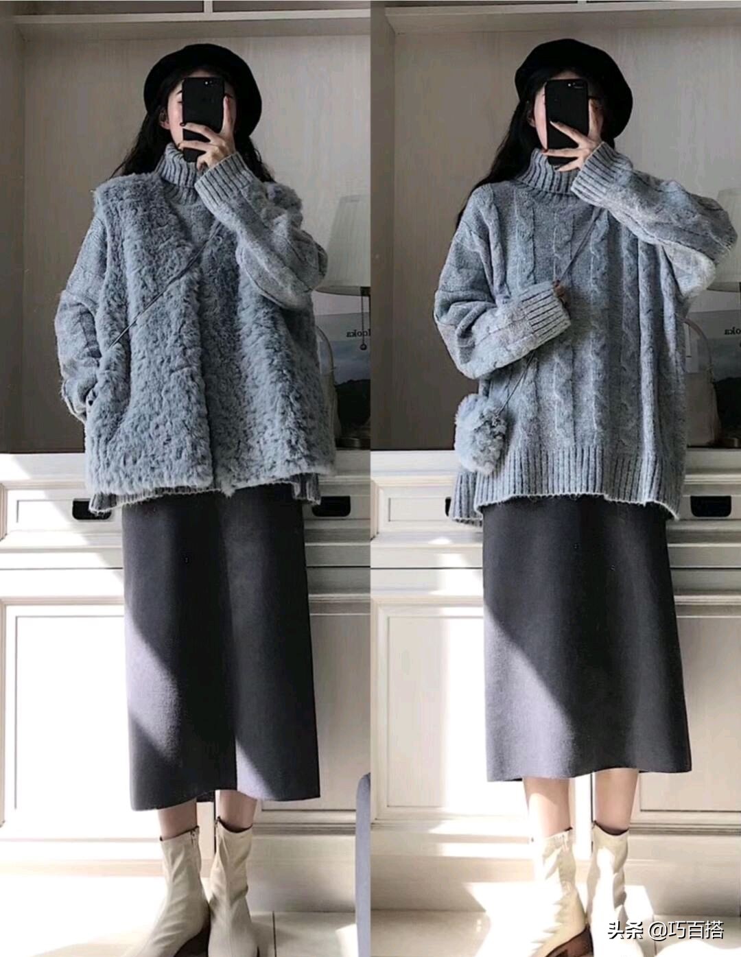 冬日保暖系穿搭指南！时尚又养眼的棉服搭配，零下也能hold住