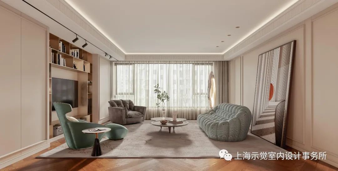 示觉设计|300㎡凯德茂名公馆，现代时尚与法式经典的融合