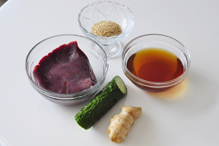 麻油猪肝怎样做才不苦,麻油猪肝家常做法