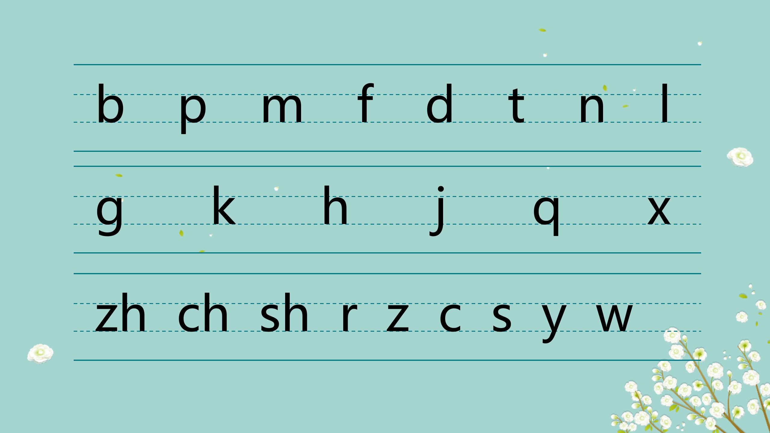 幼儿园声母拼音背诵口诀,幼儿学声母拼音最简单的方法