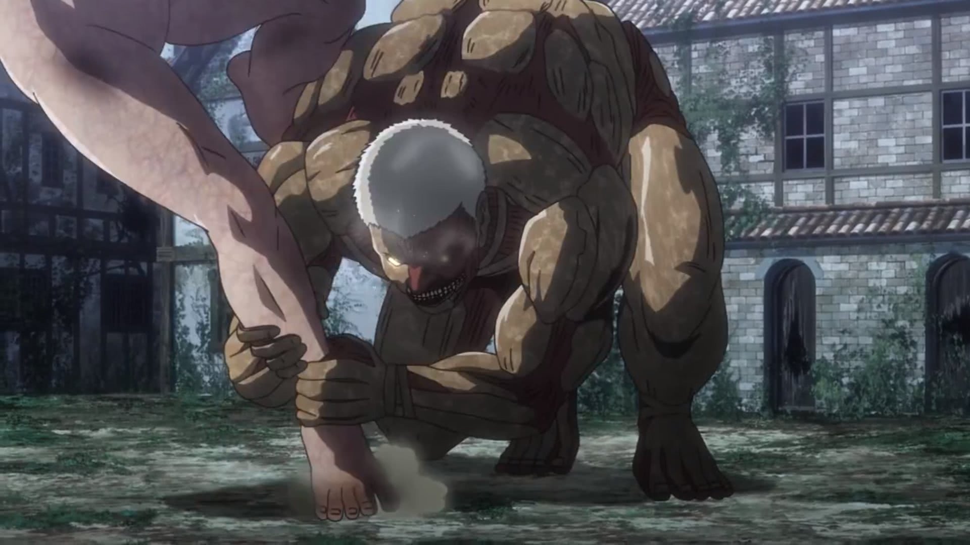 铠之巨人vs艾伦名场面,铠之巨人大战艾伦