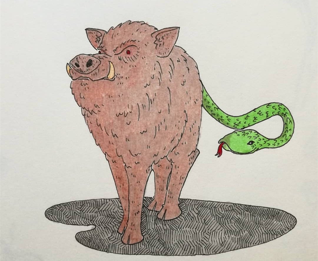 蛇遇猪吓得哭为啥说猪是毒蛇天敌,猪为什么不怕毒蛇就吃蛇