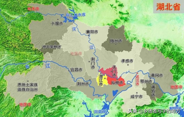 湖北省县市名单,湖北省25个县级市名单