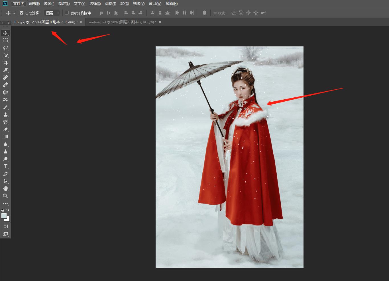 如何用相机拍出好看的雪景,下雪怎么拍出雪花照片