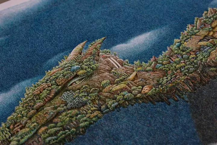 小央美水墨画作品欣赏,小央美人物画