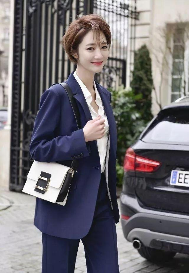 高俊熙短发造型图片,女演员高俊熙长发高清美图