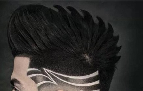 男生发型修边,头发翘的造型男