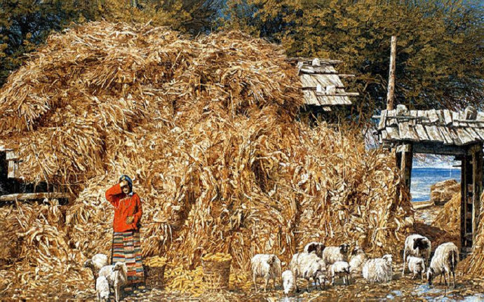 何冠林油画作品大全,何冠霖油画高清大图