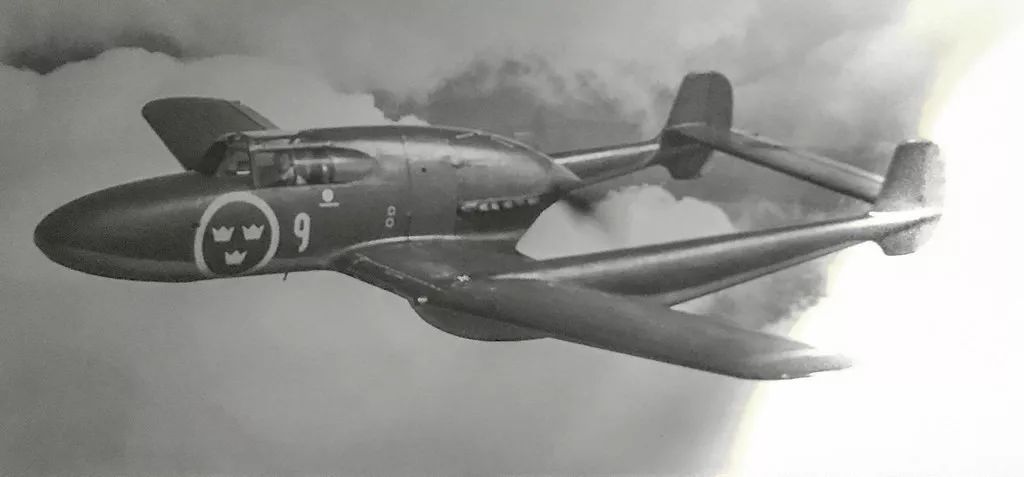 瑞典saab-37雷电式战斗机,瑞典制造新的喷气式战斗机