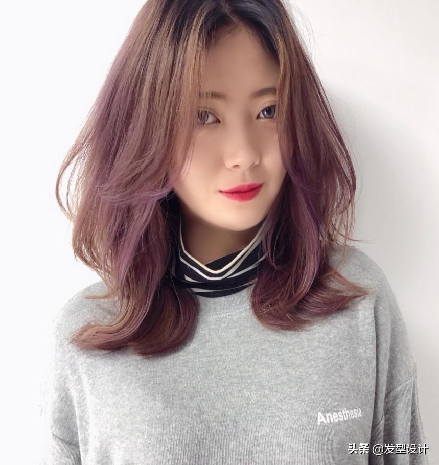发型女2020流行发型中长发,中长发披发发型理发店