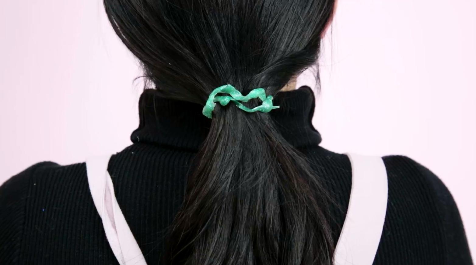 发圈不小心解掉了怎么办,发圈丢了怎么扎头发