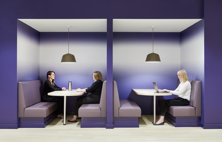 紫色妖娆软件公司Vanco布卢明顿时尚办公设计欣赏