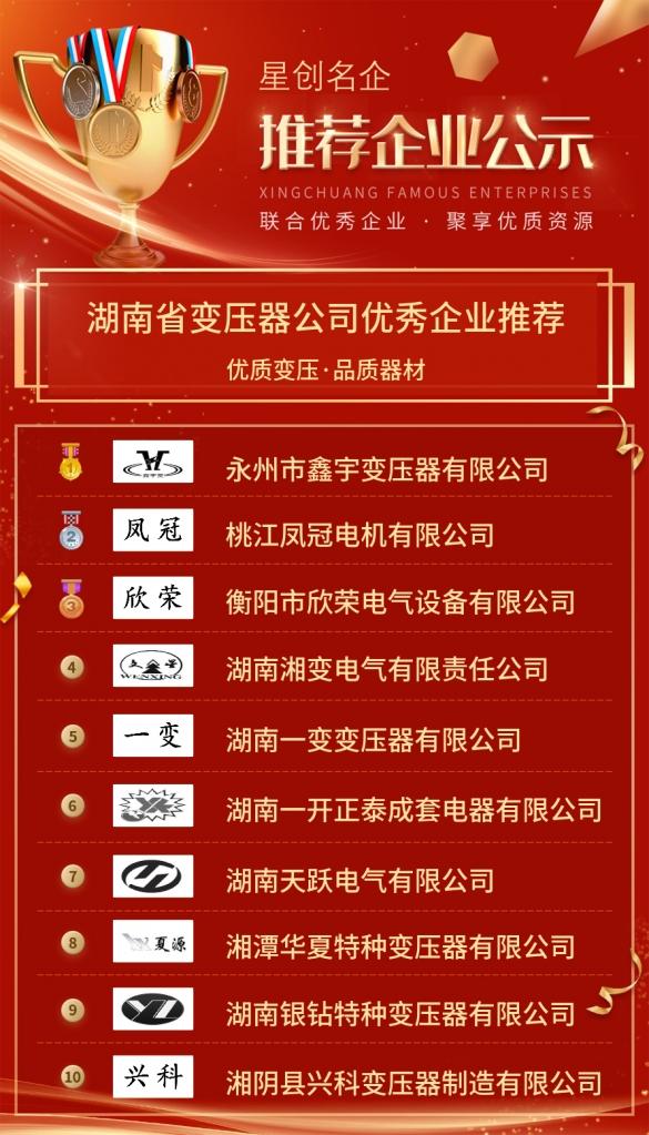 变压器生产企业排名,大型工厂用变压器厂家排名前十