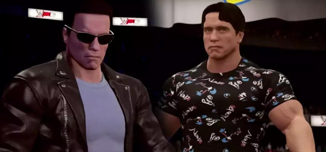 拳王暴打wwe,施瓦辛格一拳打倒wwe