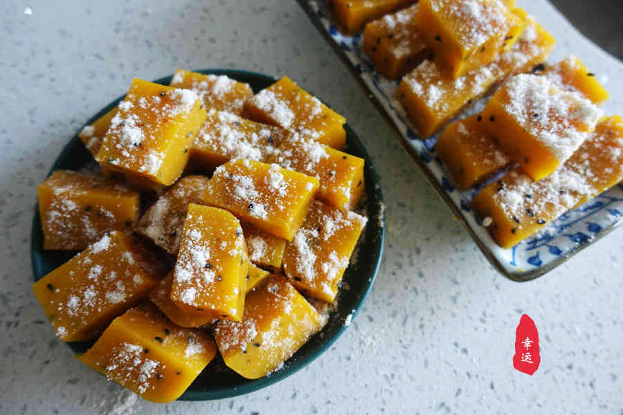 江米南瓜凉糕的做法,南瓜凉糕的制作方法全过程