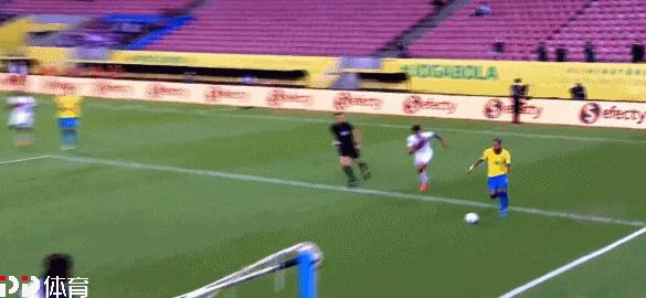 内马尔精彩一脚助巴西晋级决赛,内马尔帮助巴西夺第六冠