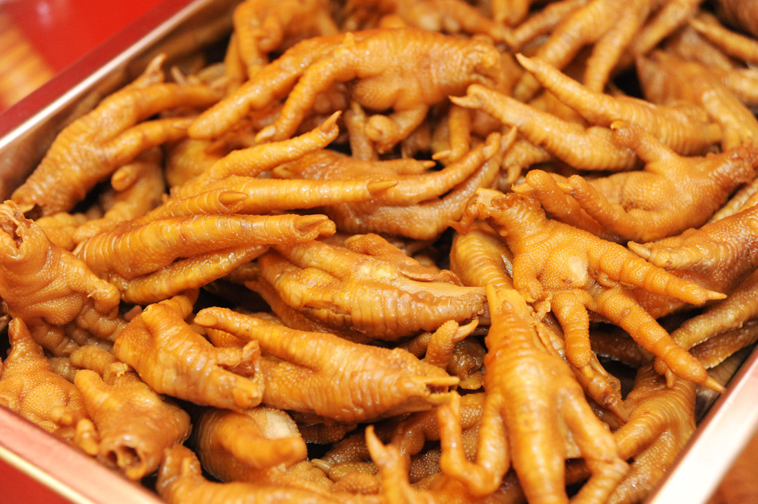 正宗洪濑佳鲁鸡爪,洪濑鸡爪和有友鸡爪