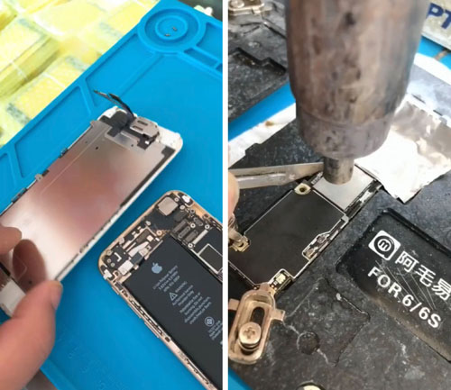 苹果6换芯片要多少钱,苹果6进水主板坏了怎么修