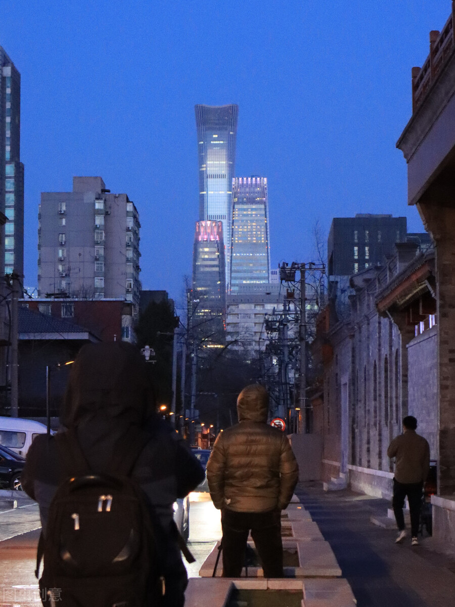 中信大厦中国尊北京最高楼,擎天柱北京展览馆