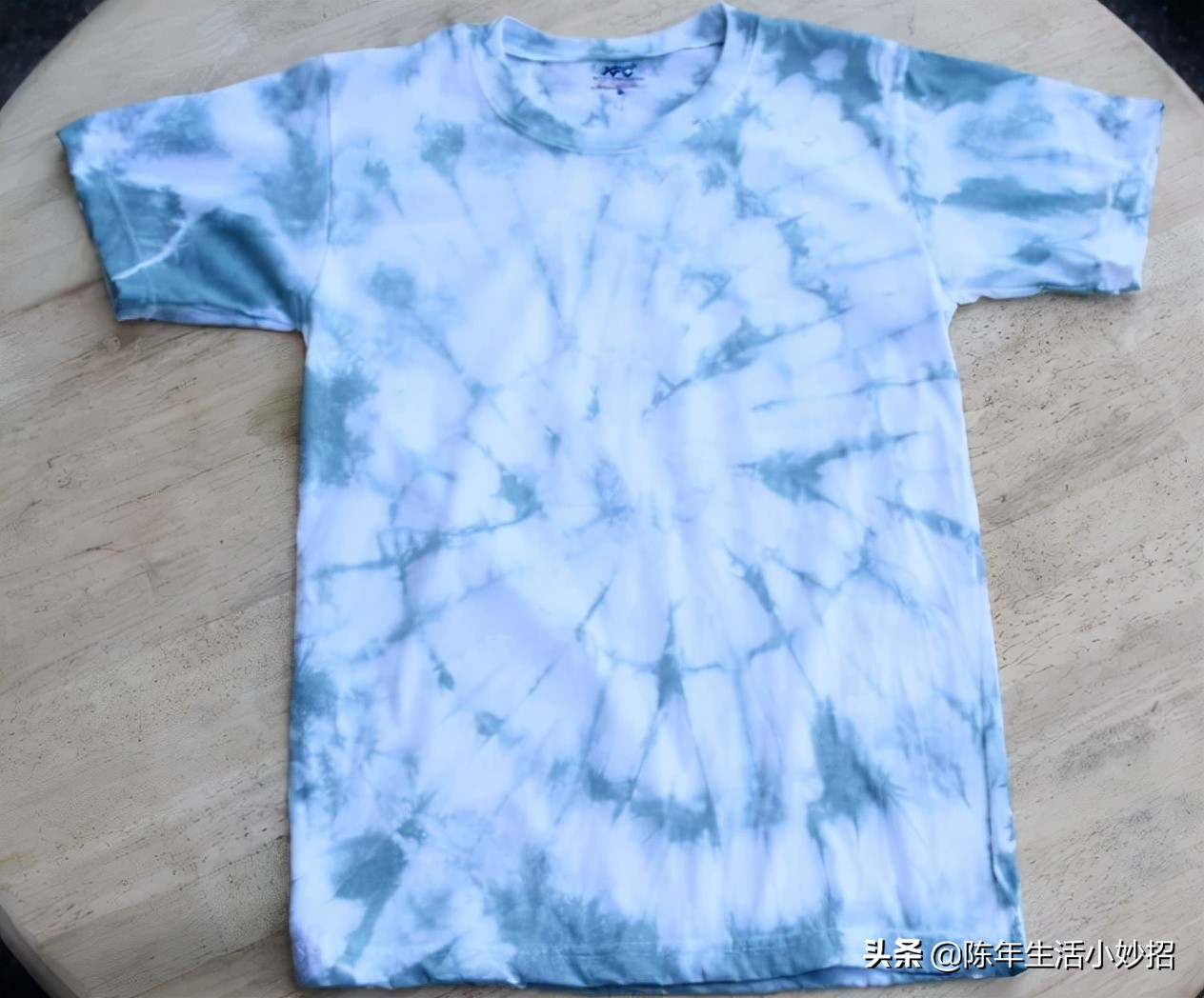 衣服扎染教程新手入门,扎染有图案的衣服