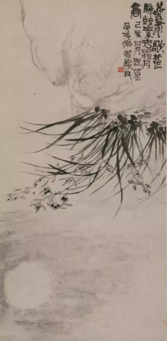 国画大师兰草画欣赏,现代中国十大画兰名家