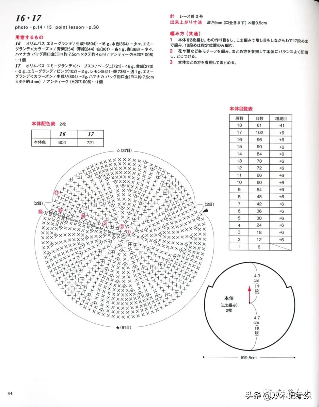 平面小饰物钩织教程,钩织端午节小饰物手链