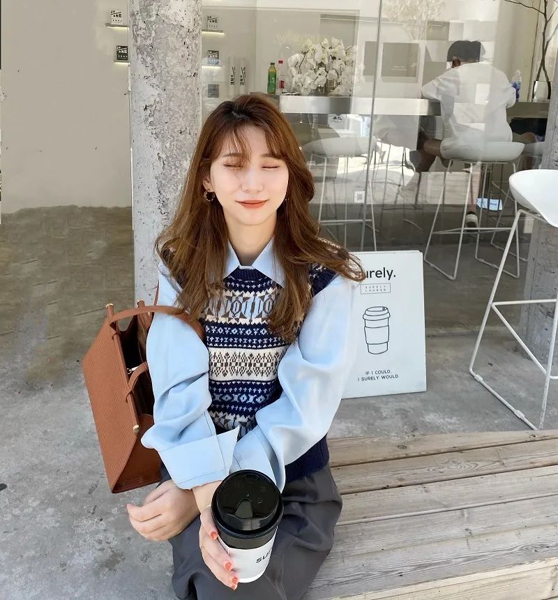 韩系慵懒日常穿搭,自带高级滤镜穿搭