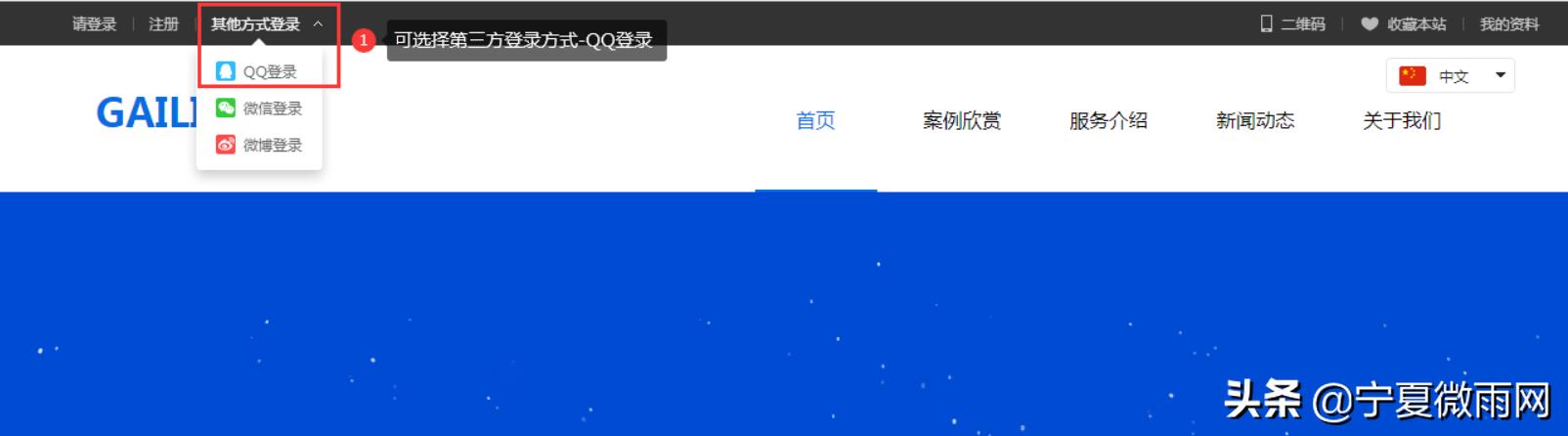 网站qq快速登录,网站上登录qq