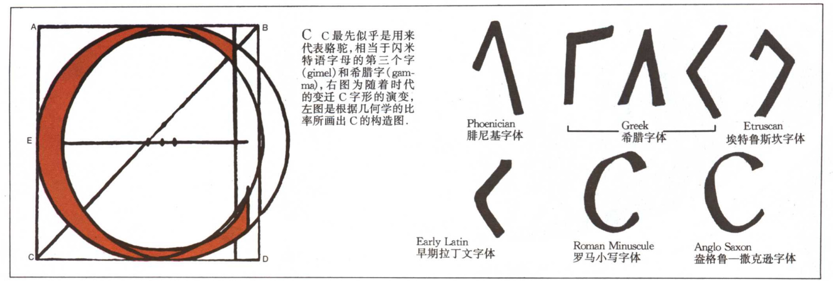 英文字母的演变示意图,26个英文字母读法视频教程