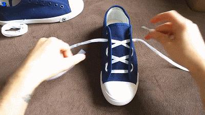 夏天鞋带这样系好穿又时髦,把鞋带怎么绑更紧