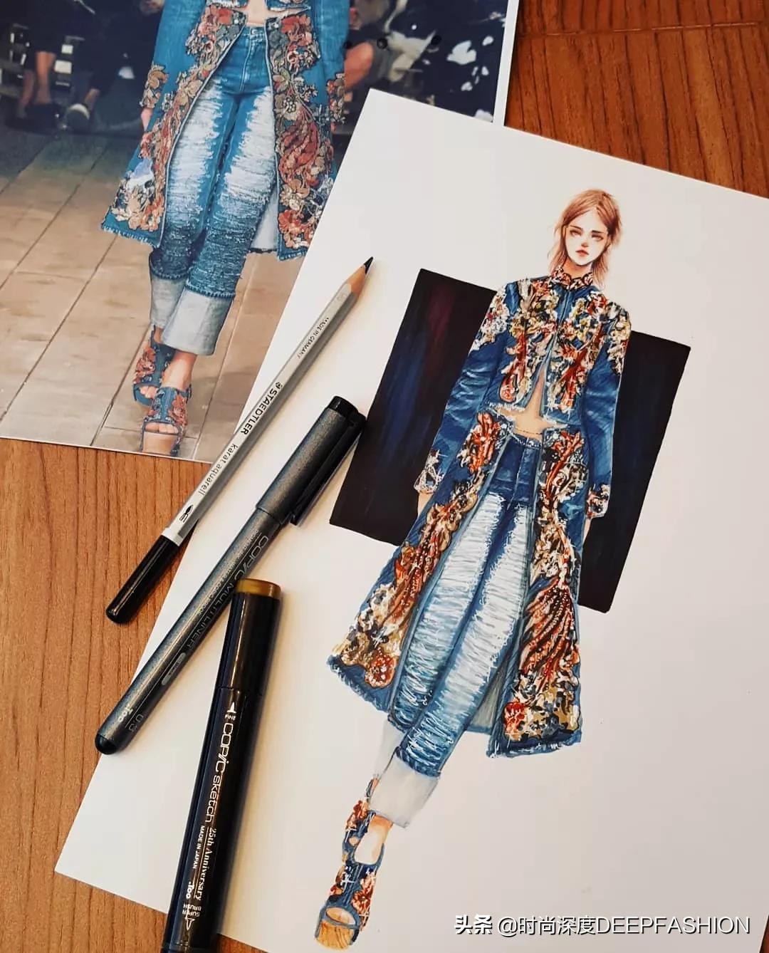 服装设计图三张,服装设计系列效果图