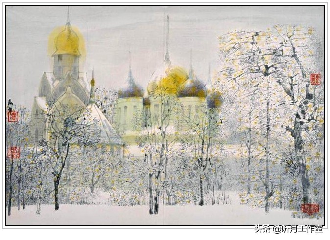 卢禹舜中国画欣赏,卢禹舜先生山水画创作