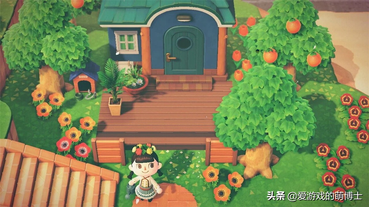 动物森友会台阶怎么上,动物森友会花园怎么布置