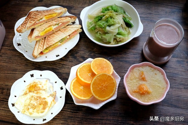 普通家庭的一日三餐早餐,普通家庭一周早餐