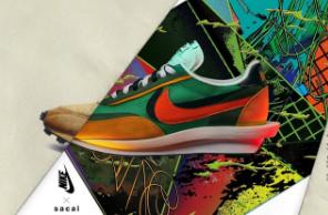 sacainike联名绿色穿搭,sacaixnike亲友限定配色